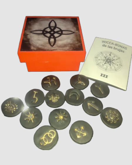 Runas Wicca De Las Brujas, Gitanas + Caja+ Instructivo