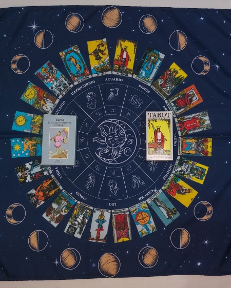 Mazo Arcanos Mayores + Tarot Waite + Paño