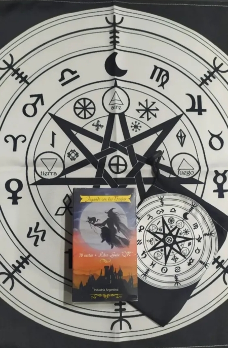 Tarot Jugando con las Brujas + Paño y bolsita