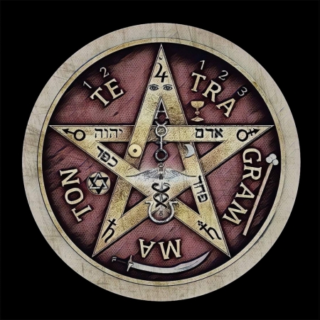 Paño esotérico Tetragrámaton (N° 13)