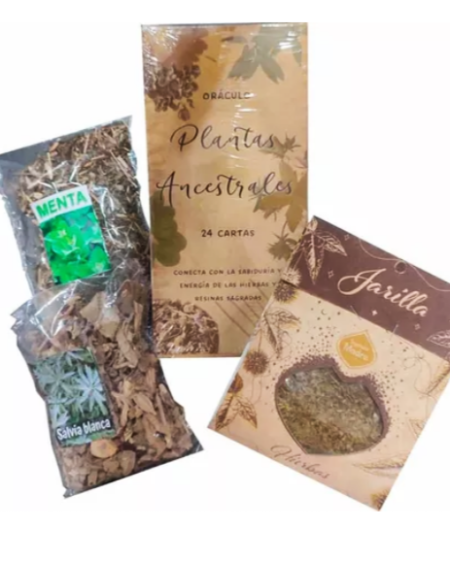 Mazo Oráculo Plantas Ancestrales + 2 Hierbas de Iniciación 