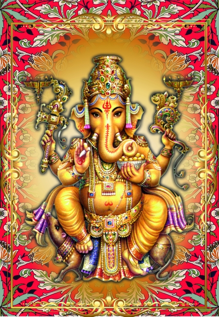 Tapiz de Pared Ser Espiritual, Ganesha (N° 2)