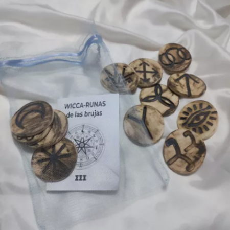 Runas de las Brujas, Gitanas, Wicca - Cerámica Artesanal