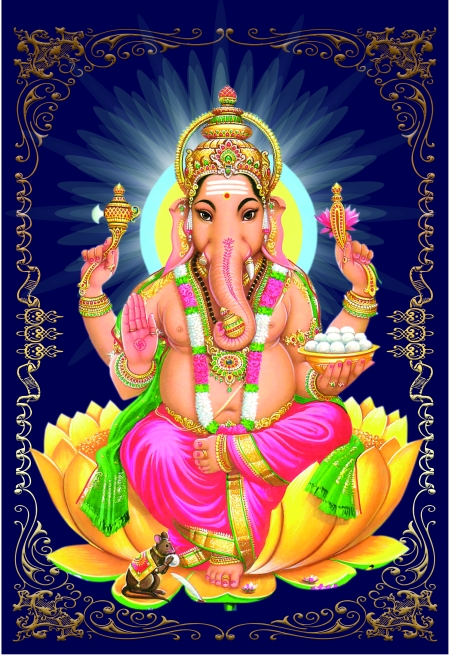 Tapiz de Pared Ser Espiritual, Ganesha (N° 3)