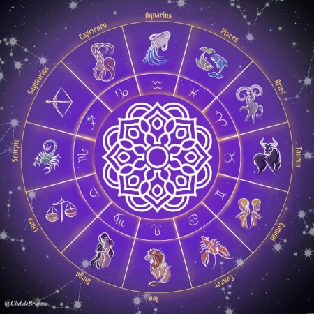 Paño astrológico para Tarot (N°17)